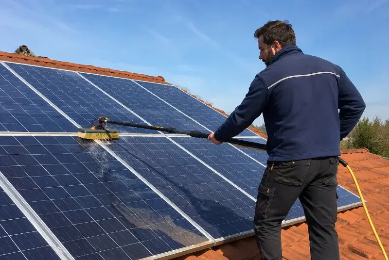 Nettoyage et entretien de panneaux solaires en Charente Maritime